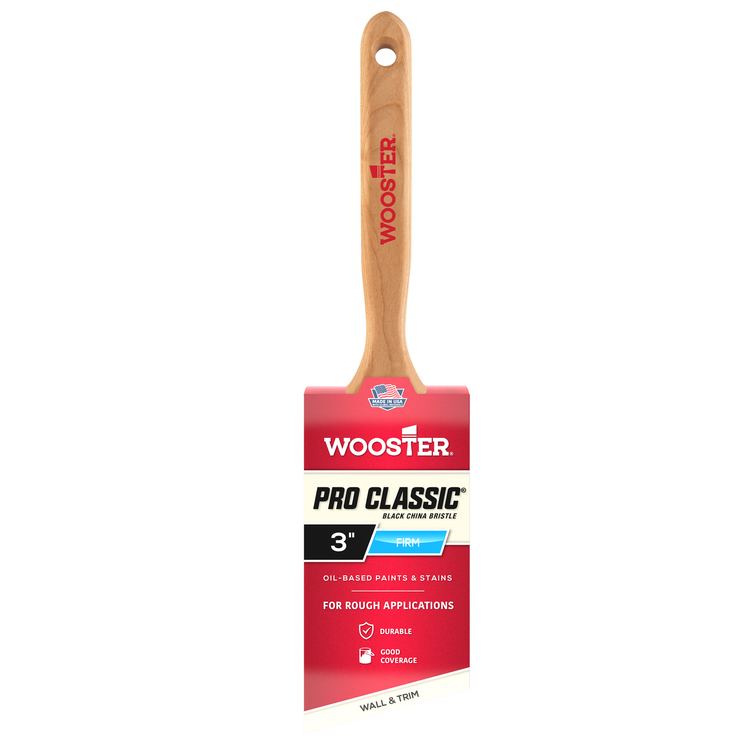 Wooster Pro Classic 3 in. Angle Paint Brush - Intensery