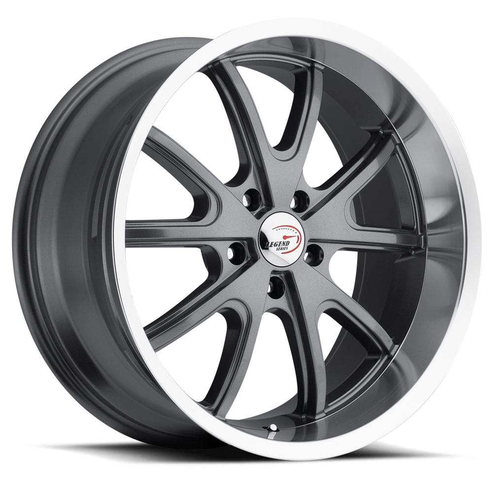 Vision Wheel 143-5761GMML6 Vision American Muscle 143 Torque Series Gunmetal Wheels - Intensery
