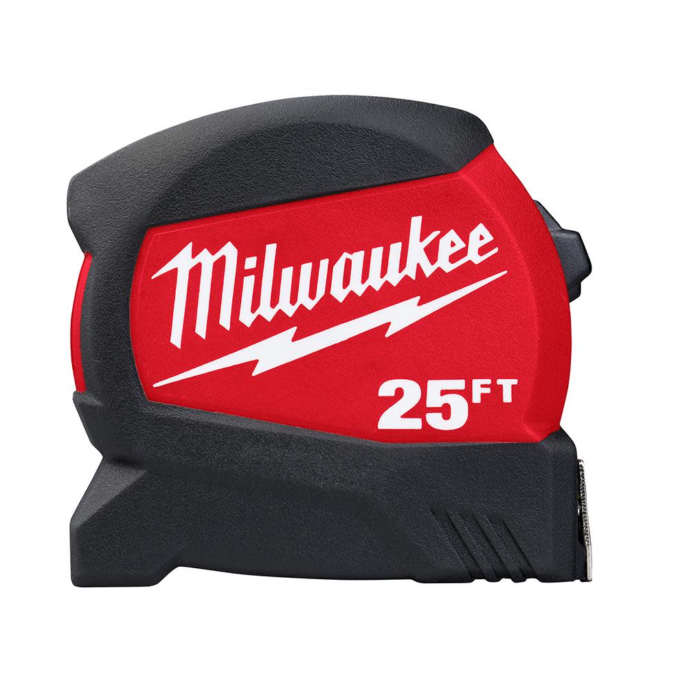 Milwaukee 25' Compact Wide Blade Tape Measure 2-Pack 48-22-0425G from Milwaukee - Intensery
