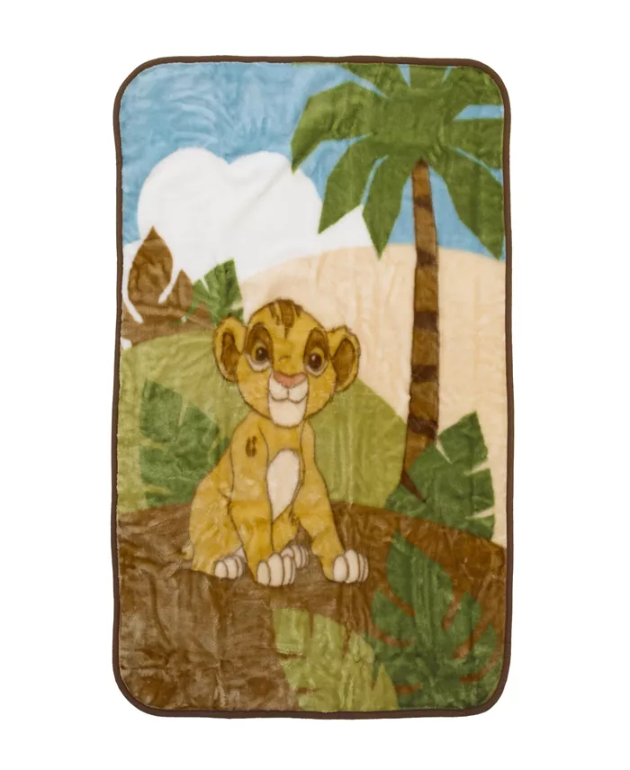 Disney Lion King Urban Jungle Luxury Plush Throw Blanket - Intensery