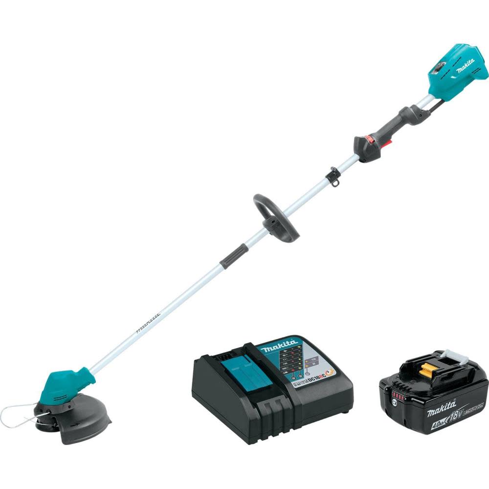 Makita 18 Volt LXT Lithium-Ion Brushless Cordless String Trimmer Kit 4.0 Ah XRU04M1 from Makita - Intensery