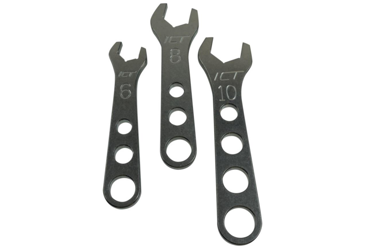 ICT Billet 551470 ICT Billet Aluminum AN Hose End Wrench Kits - Intensery