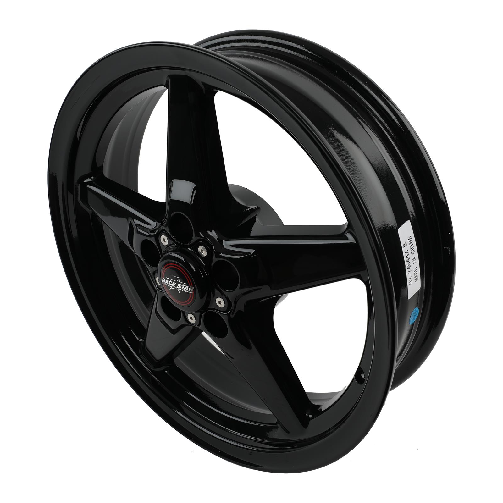 Race Star Industries 92-745442B* Race Star 92 Drag Star Gloss Black Wheels - Intensery