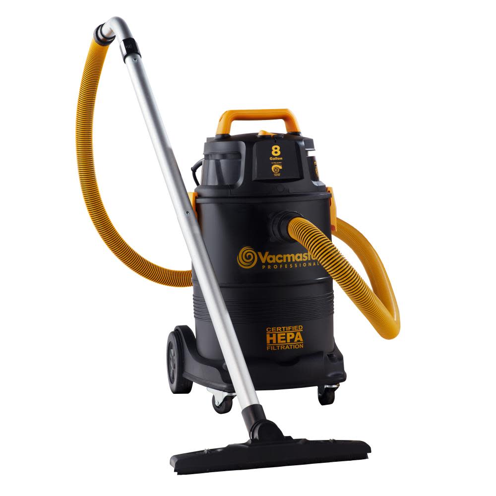 Industrial HEPA Certified Wet/Dry Vac， 8 Gallon - Intensery
