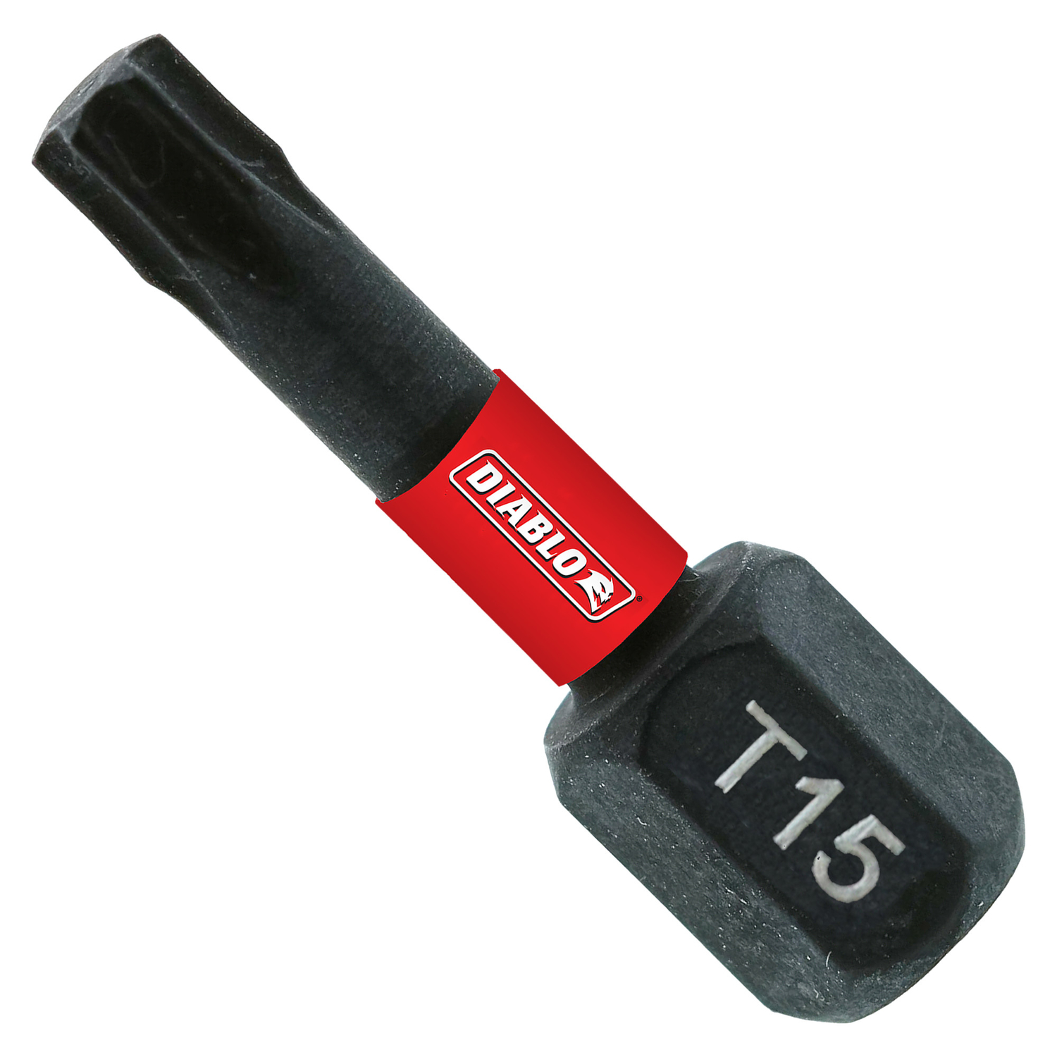 Diablo Torx #15 X 1 in. L Driver Bit Black Oxide 5 pk - Intensery
