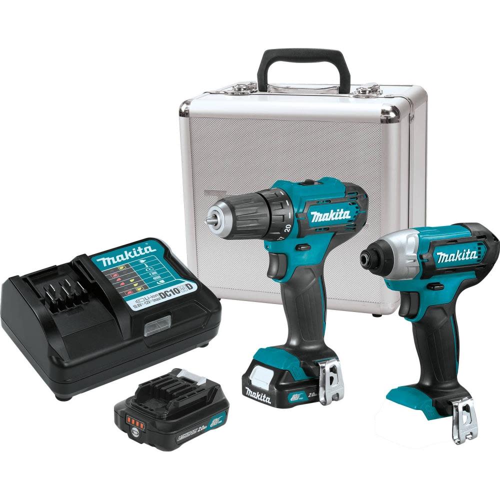 Makita 12V Max CXT Lithium-Ion Cordless 2-Pc. Combo Kit (2.0Ah) CT232RX from Makita - Intensery