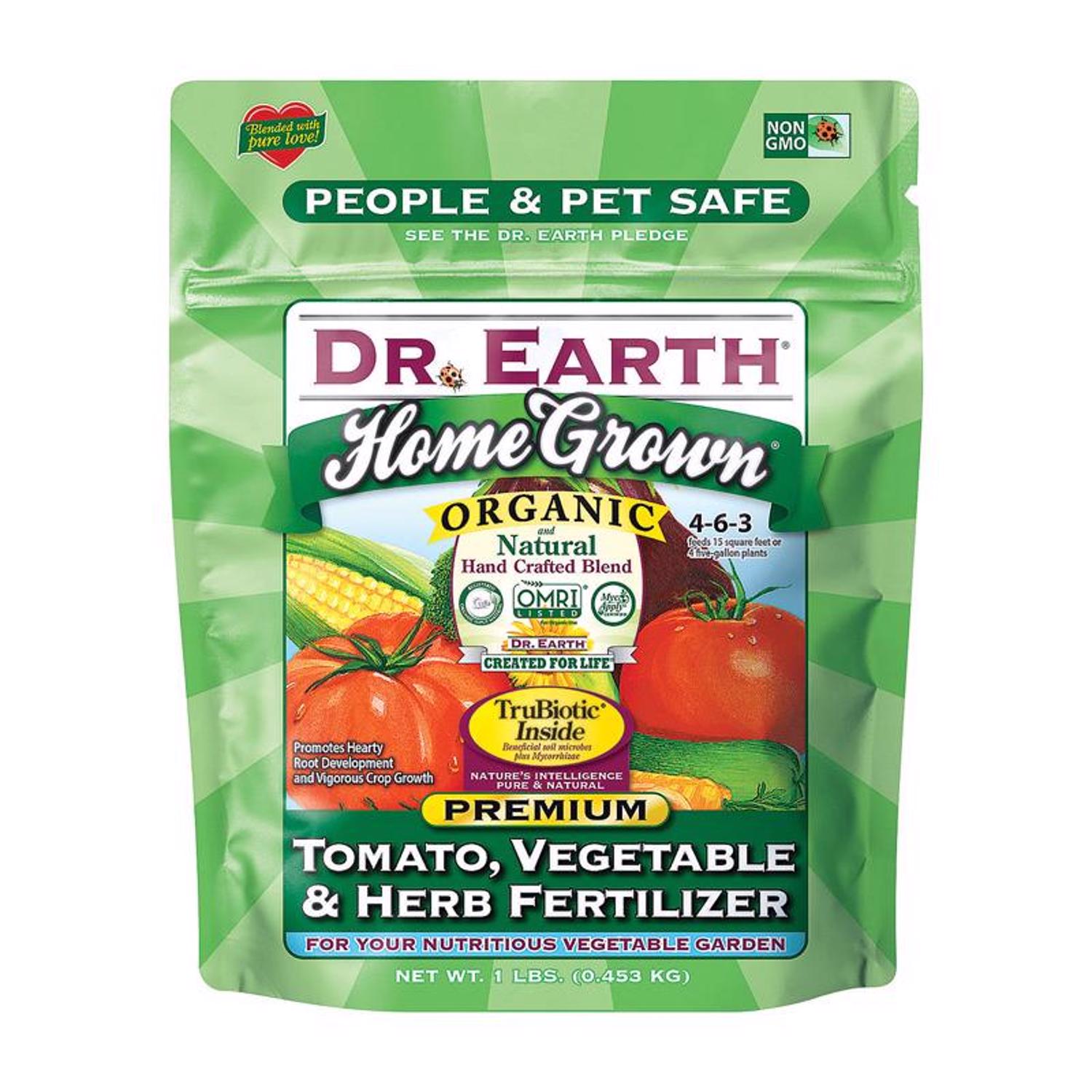Dr. Earth Home Grown Organic Granules Tomato Plant Food 1 lb - Intensery