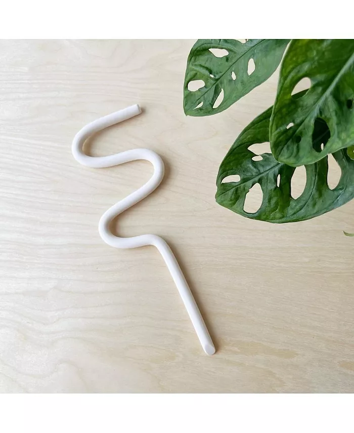 Tierra Sol Studio Plant Support Stake - White Wave - Intensery