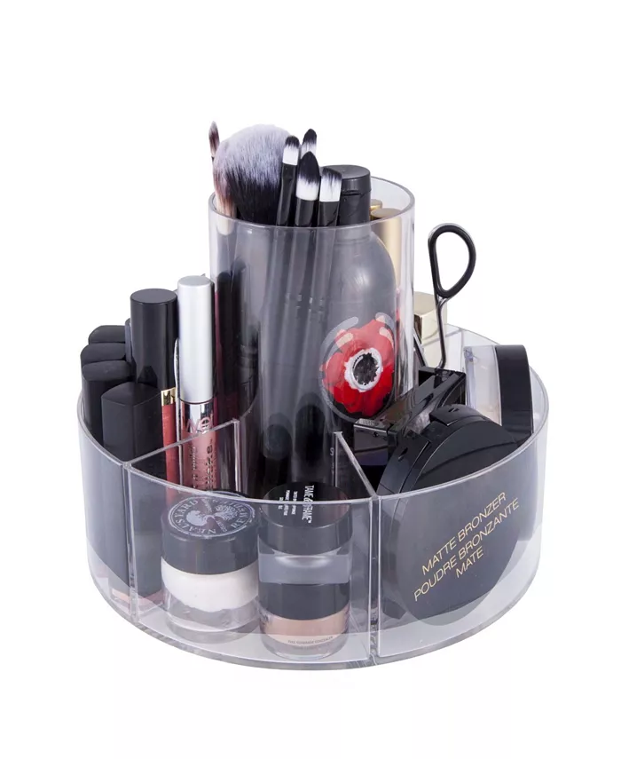 Kenney Lazy Susan Rotating Countertop Organizer， 5 Compartment， Set of 2 - Intensery