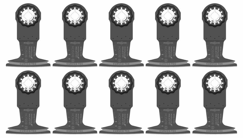 Bosch 2-1/2 In. Starlock Oscillating Multi Tool Bi-Metal Plunge Cut Blade 10 pk. OSL212F-10 from Bosch - Intensery