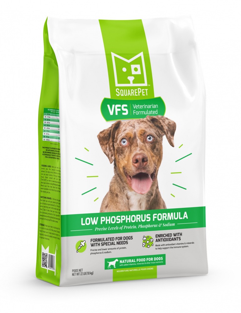 Square Pet SquarePet VFS Canine Low Phosphorus Formula Dry Dog Food - 22 lb Bag - Intensery