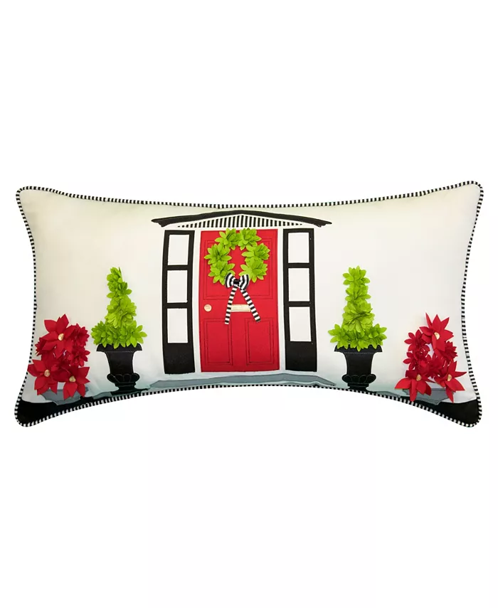EdieHolidays Dimensional Indoor and Outdoor Decorative Pillow， 28