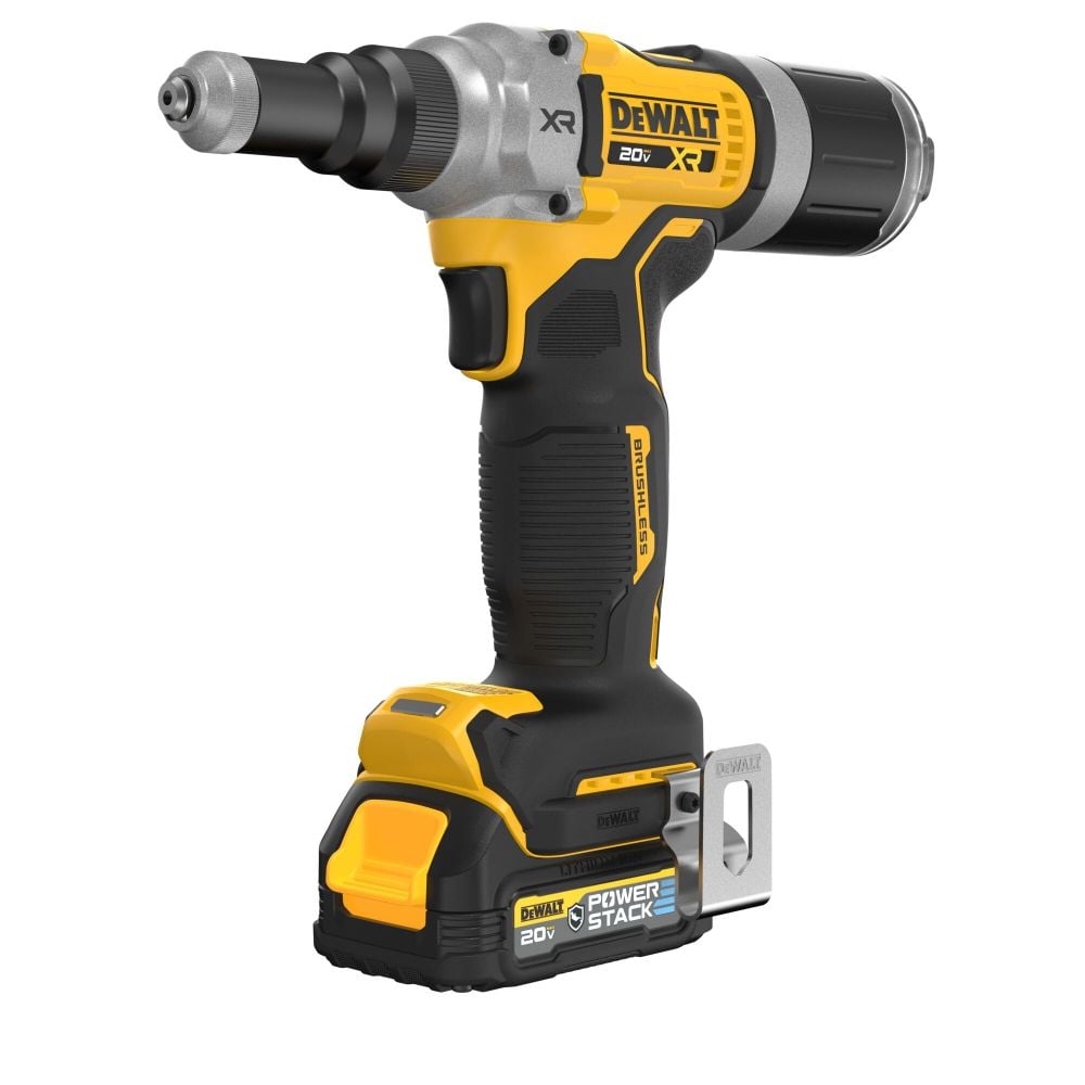 DEWALT 20V MAX XR Cordless 1/4 in Rivet Tool 5Ah Kit DCF414GE2 from DEWALT - Intensery