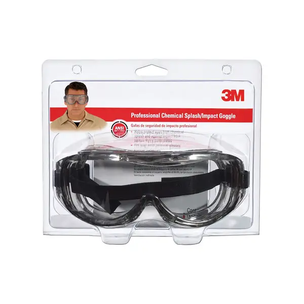 3M Professional Chemical Splash/Impact Goggle - Intensery