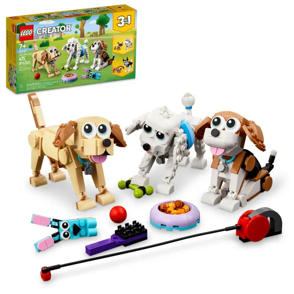 LEGO Creator Adorable Dogs 31137 Building Toy Set - Intensery