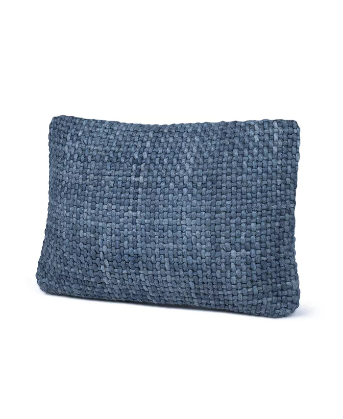 Anaya Home Indigo Luxe Lumbar Down Pillow - Intensery