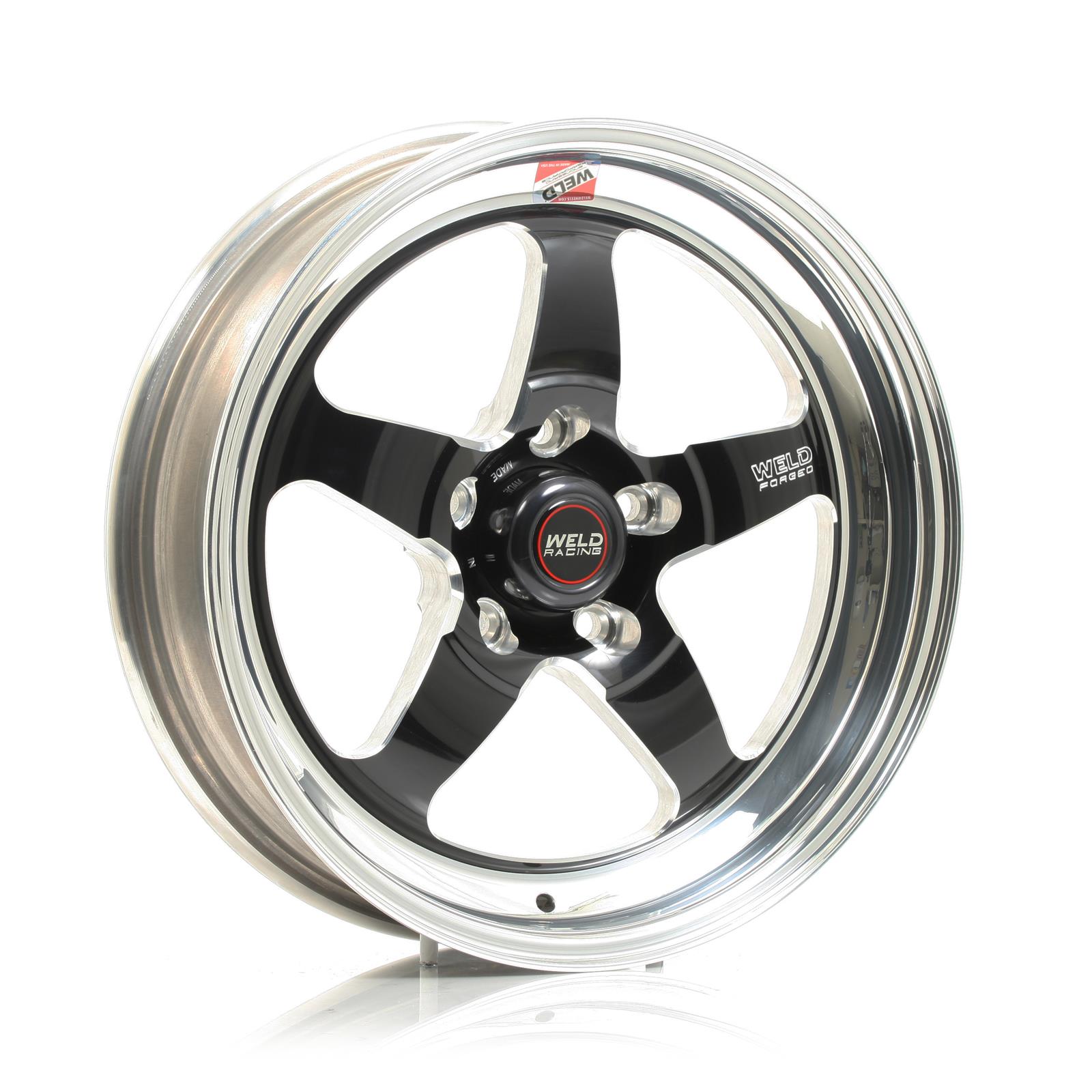 Weld Racing 71MB7045B22A Weld Racing RT-S S71 Forged Aluminum Black Anodized Wheels - Intensery