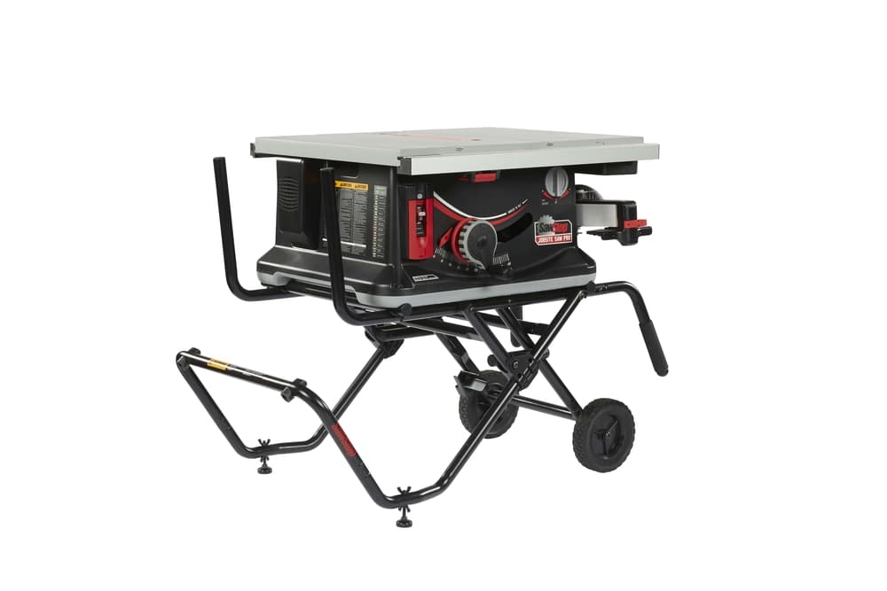 Jobsite Saw PRO with Mobile Cart Assembly15A， 120V， 60Hz - Intensery