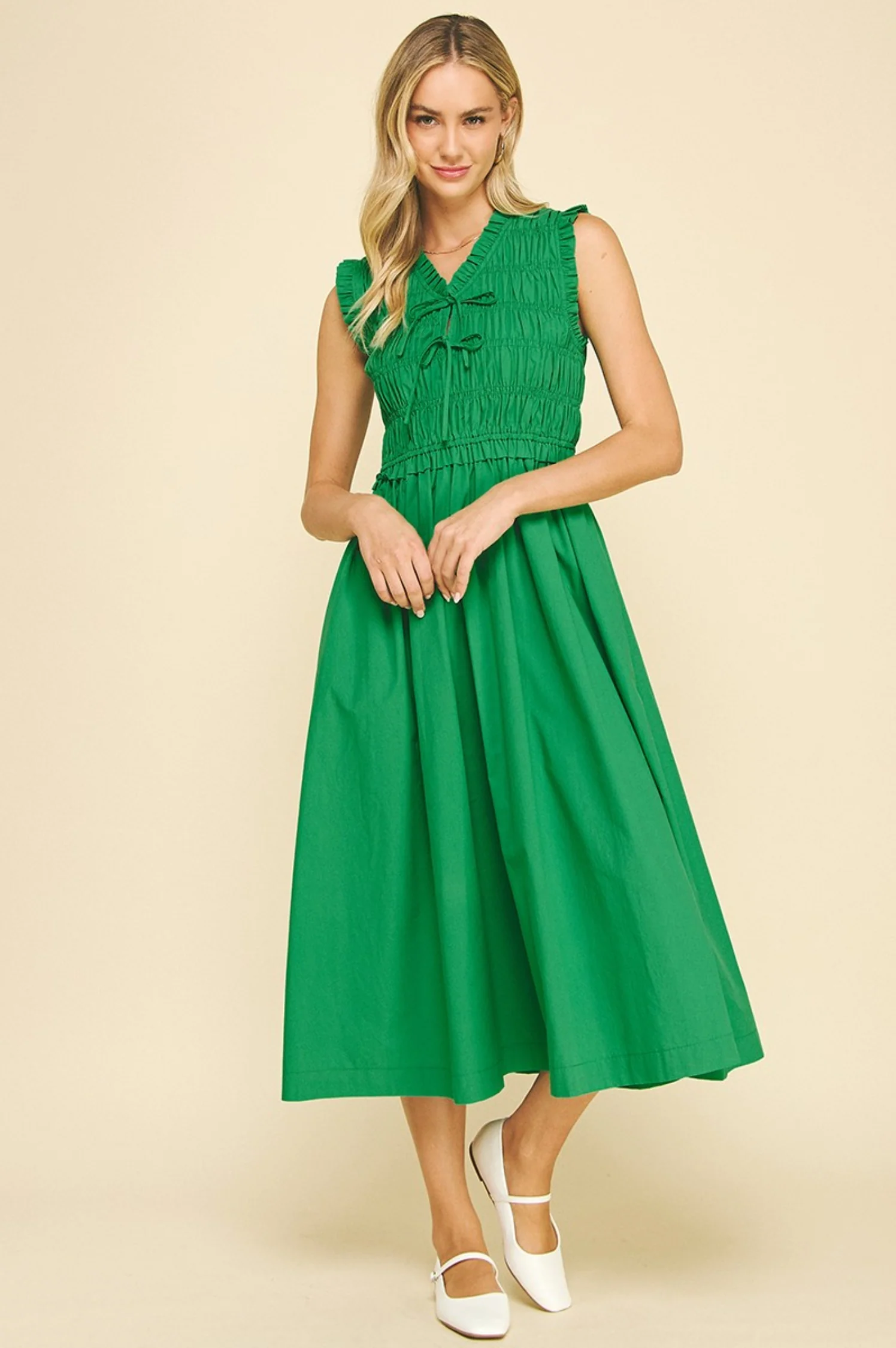 Kelsey Smock Top Maxi Dress - Intensery