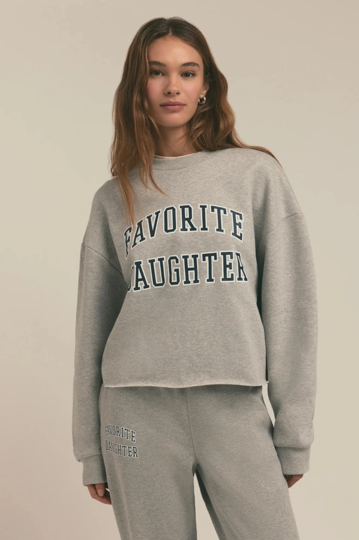 Cropped Collegiate Sweatshirt - Intensery