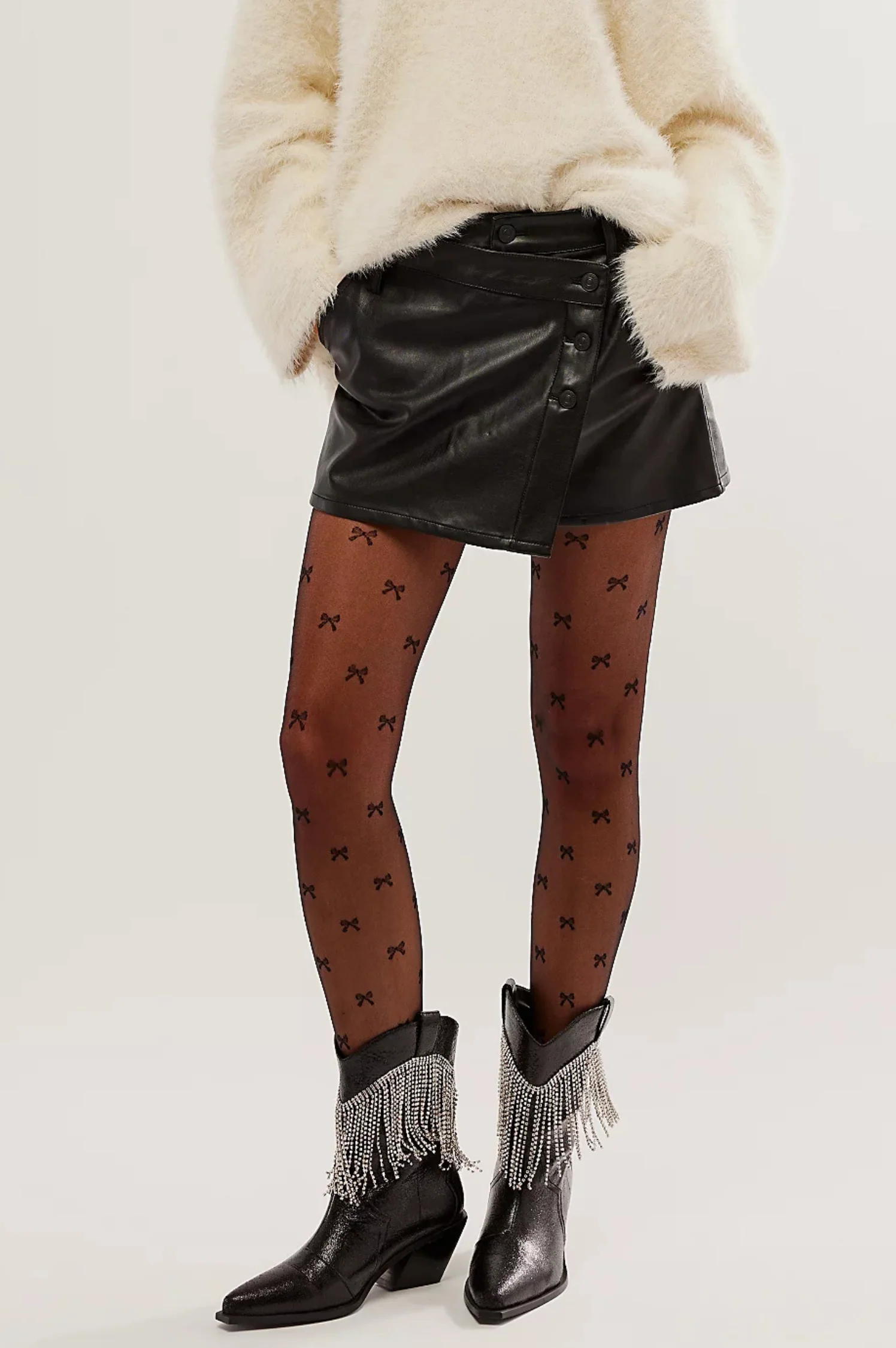 Wynne Vegan Mini Skirt - Intensery