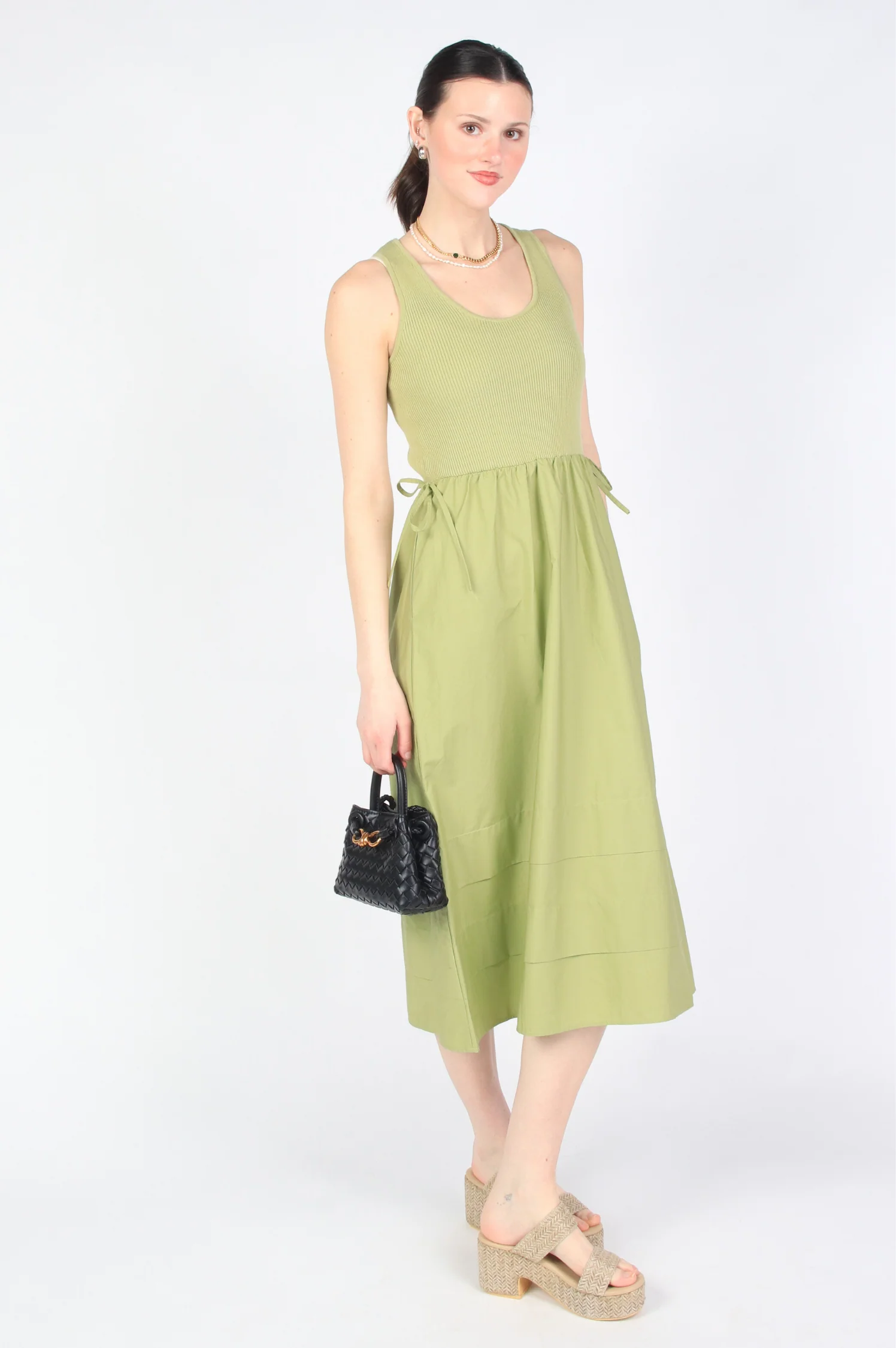 Yaya Mixed Media Maxi Dress - Intensery