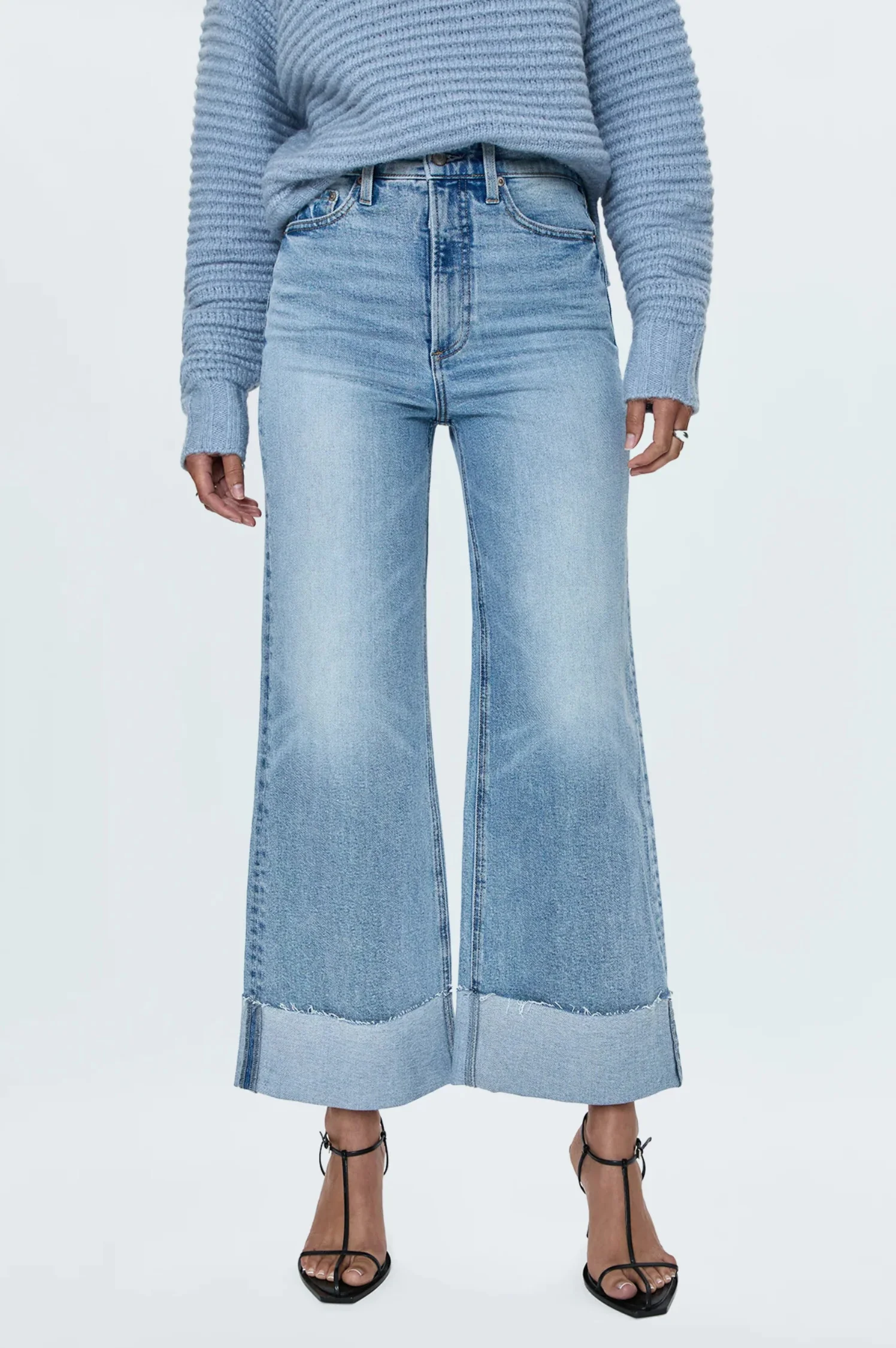 Lana High Rise Ultra Wide Leg- Snowcat - Intensery