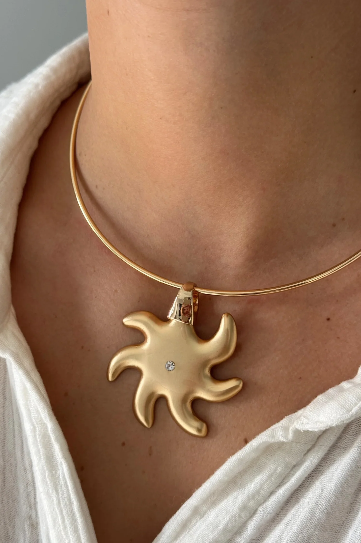 Sun Collar Necklace - Intensery