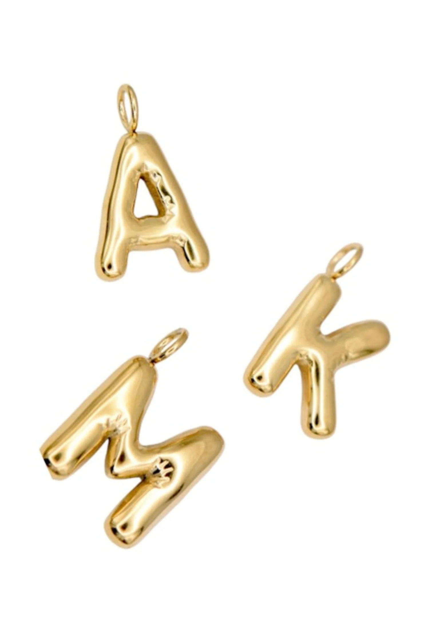 Large Bubble Initial Charms - Intensery