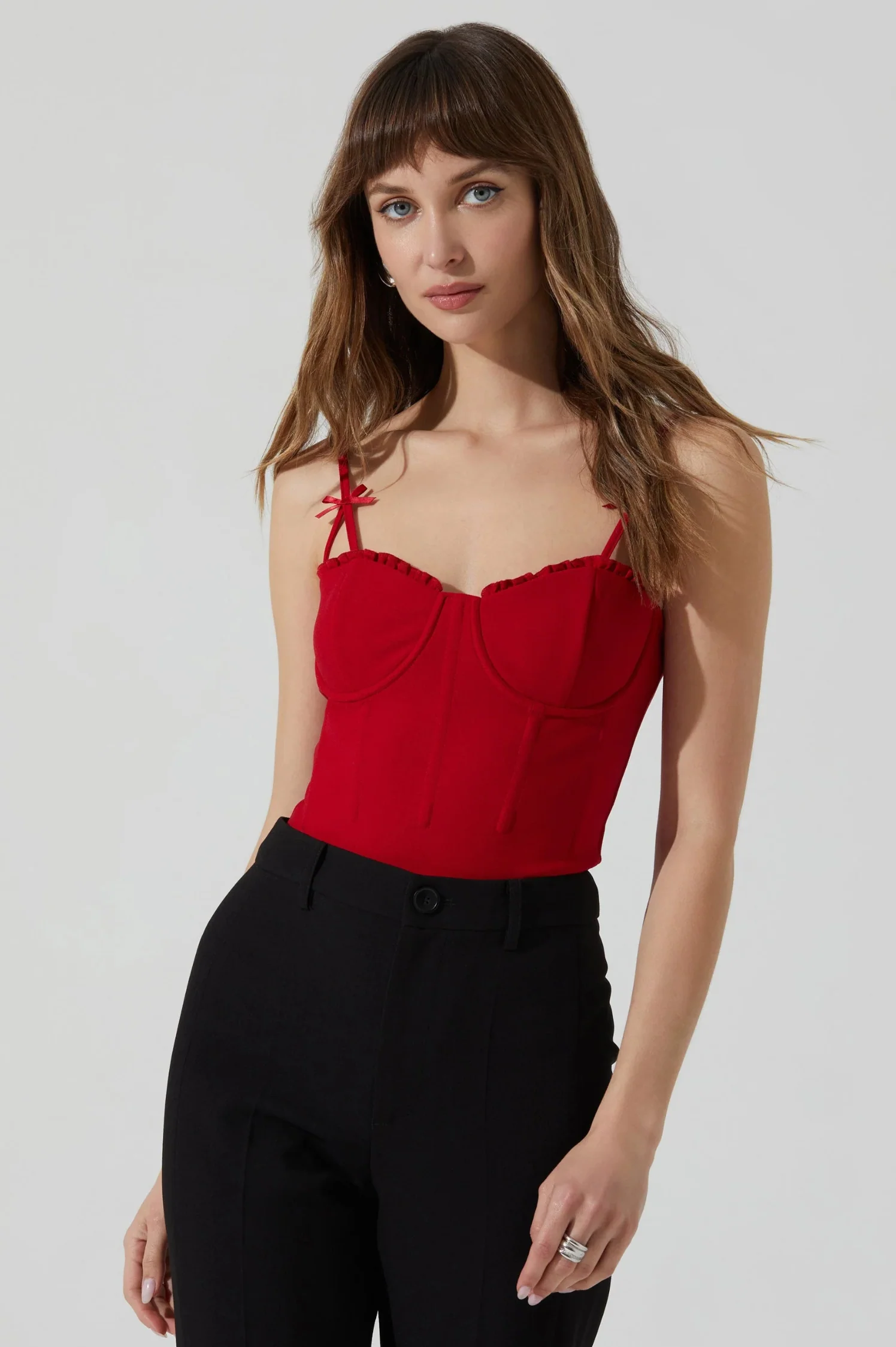 Adana Bow Detail Bustier Top - Intensery
