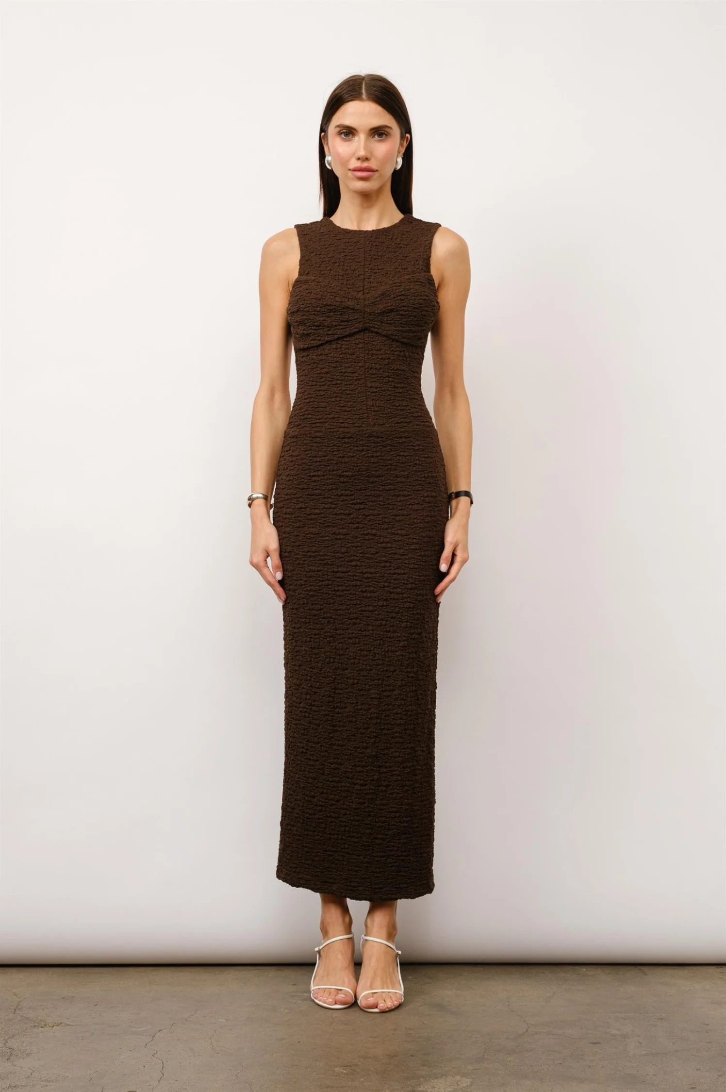 Camilla Textured Maxi Dress - Intensery