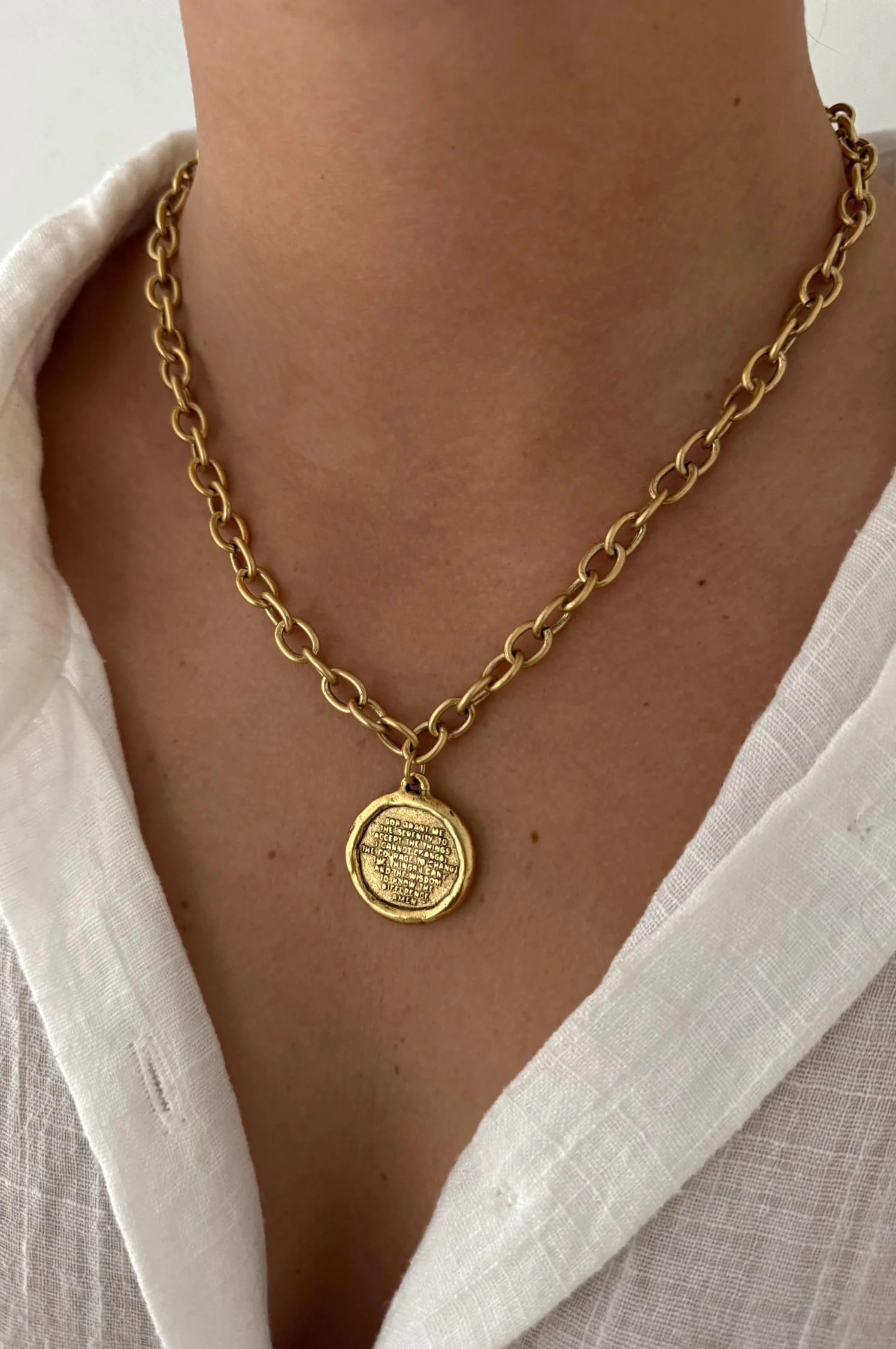 Serenity Prayer Necklace - Intensery