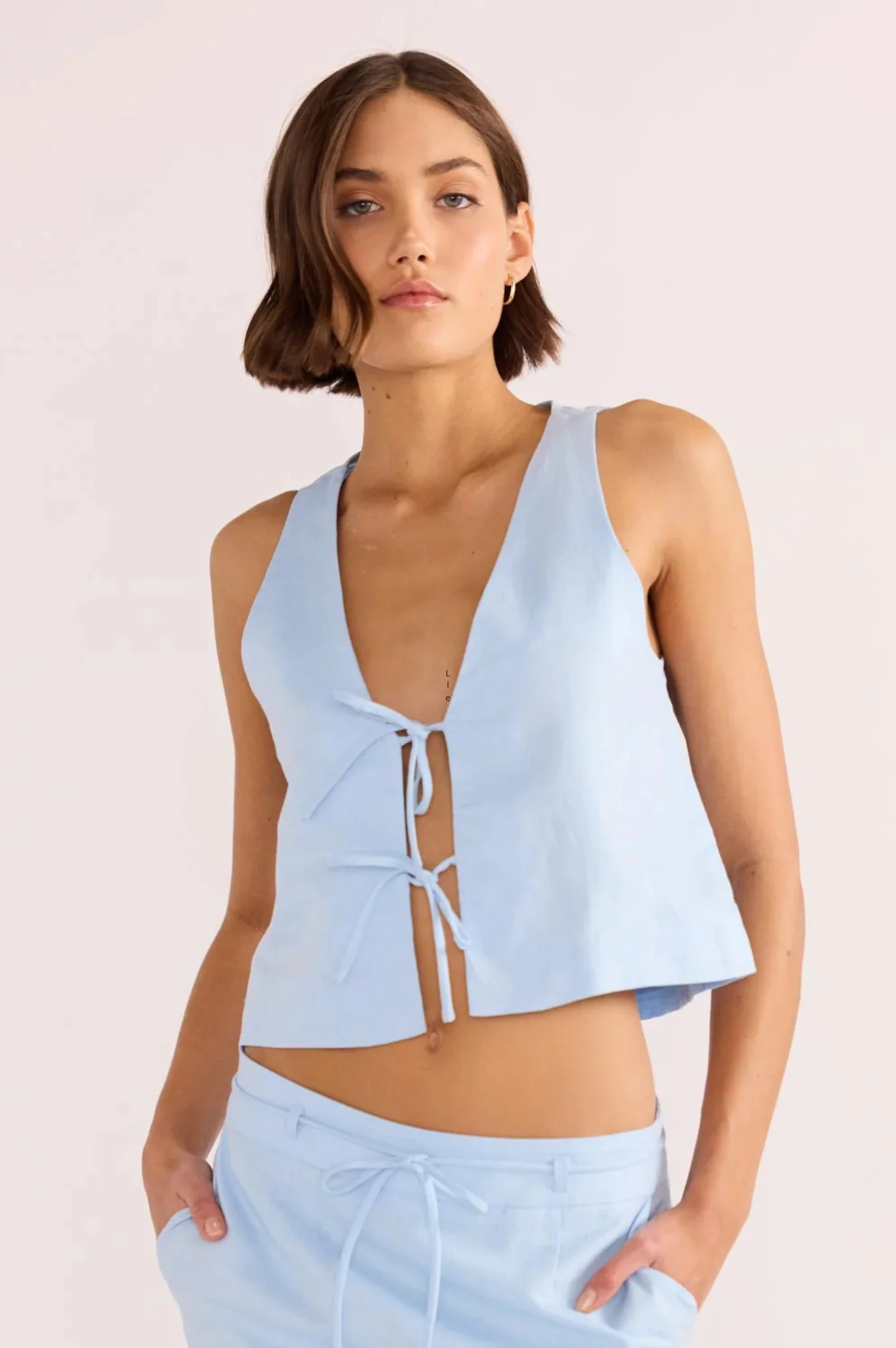 Pandora Tie Crop Top - Intensery