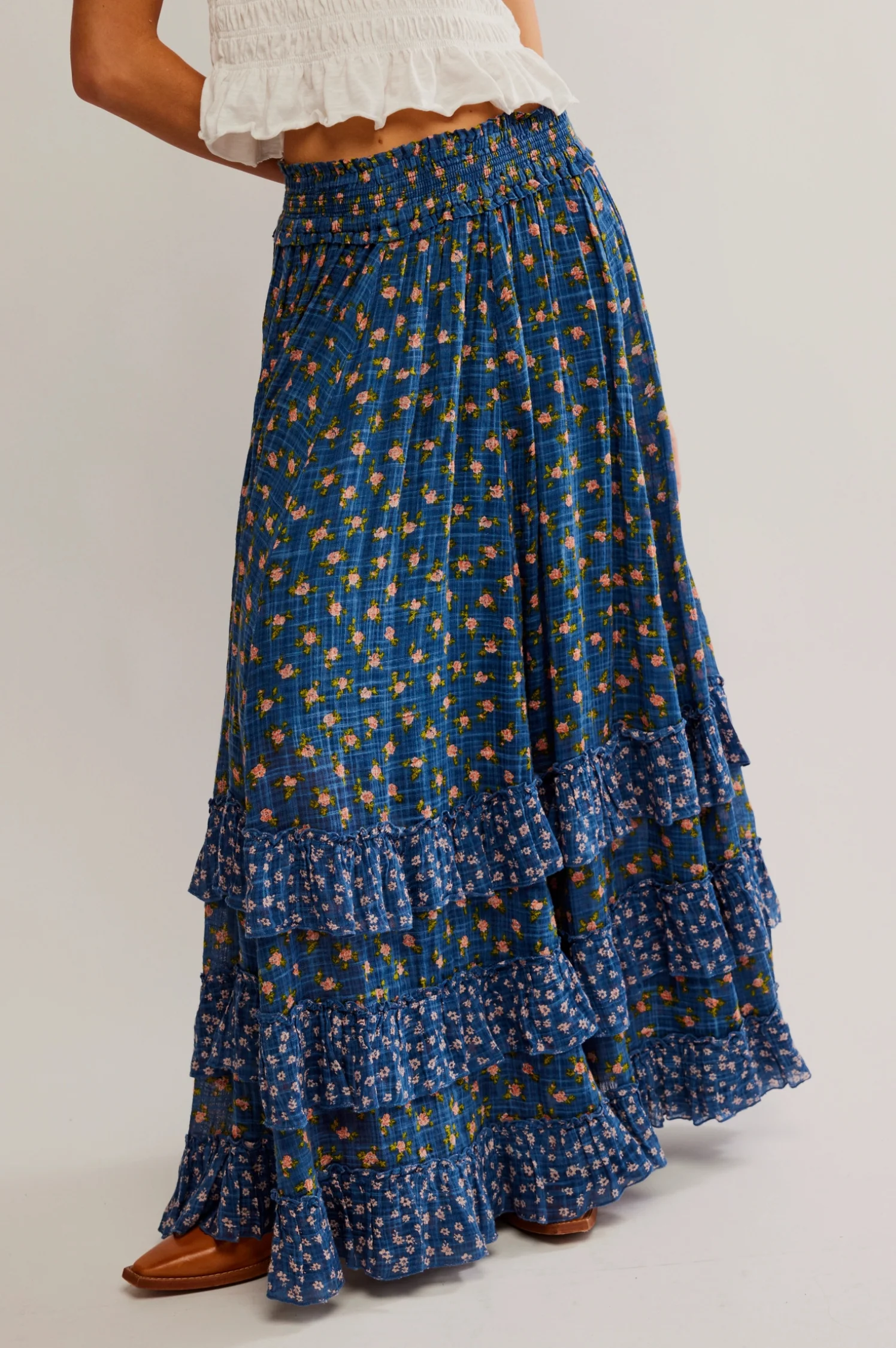 Brynn Printed Maxi Skirt - Intensery