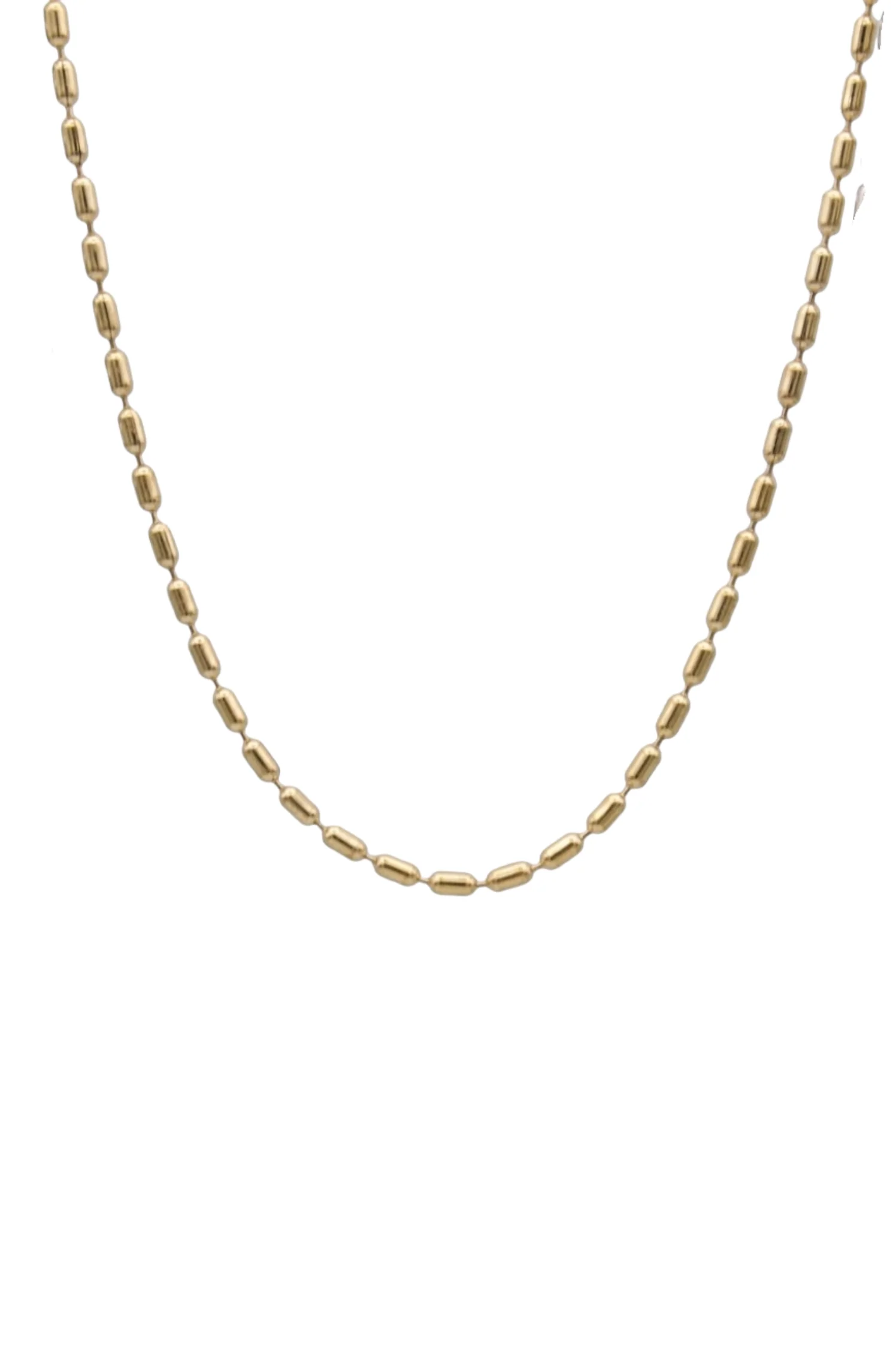 Gold Pill Chain Necklace - Intensery