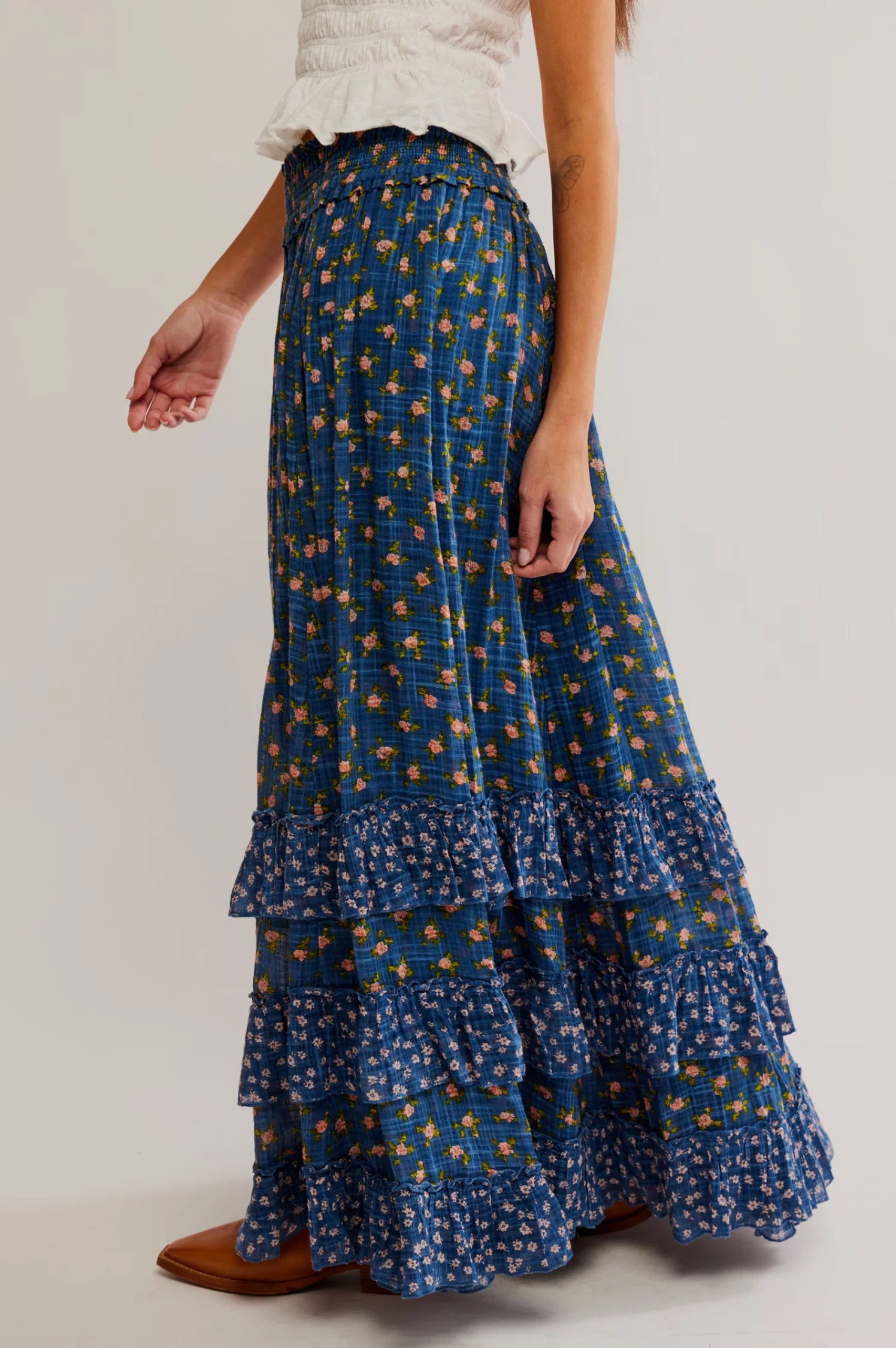Brynn Printed Maxi Skirt - Intensery