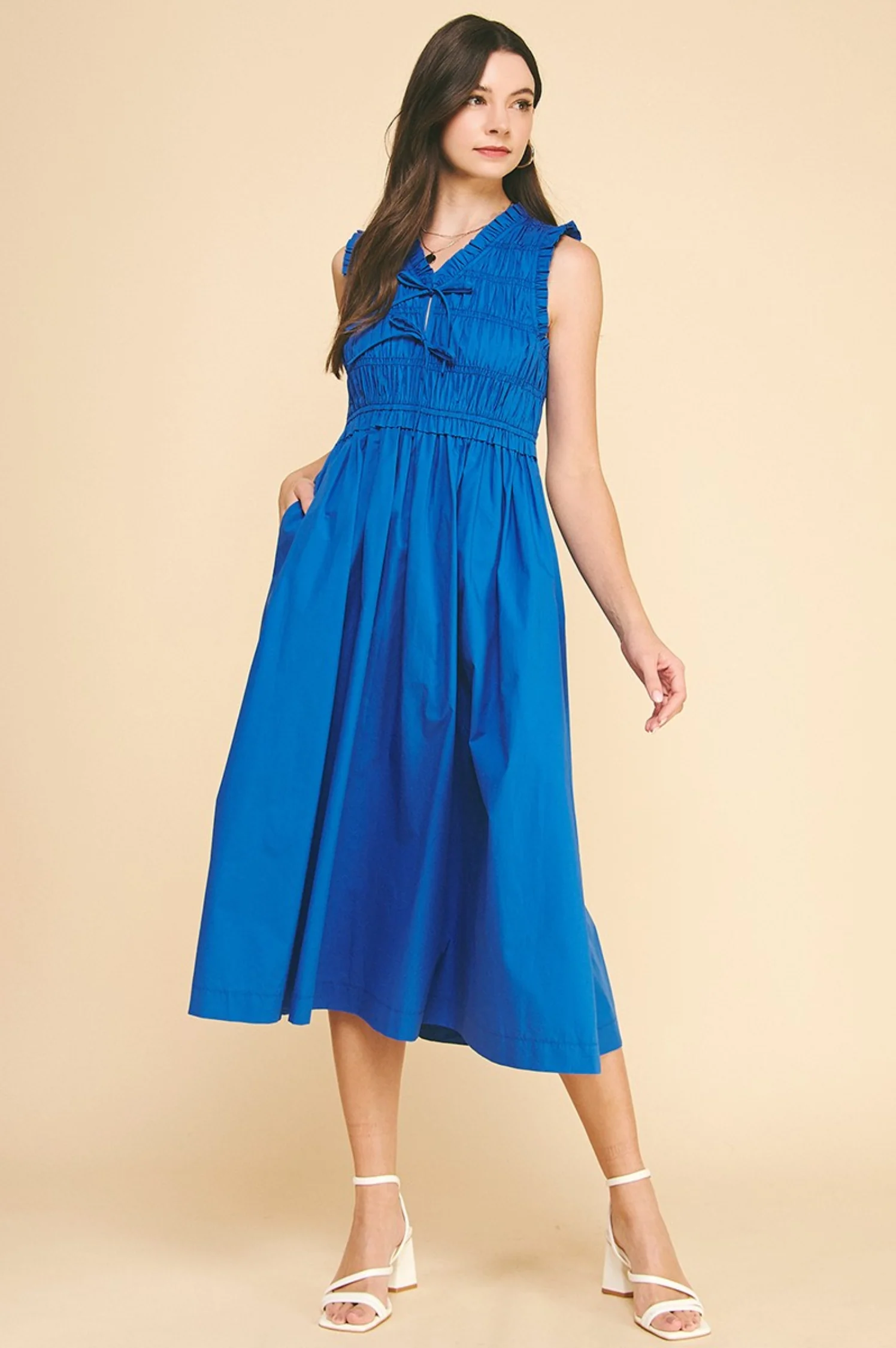 Kelsey Smock Top Maxi Dress - Intensery