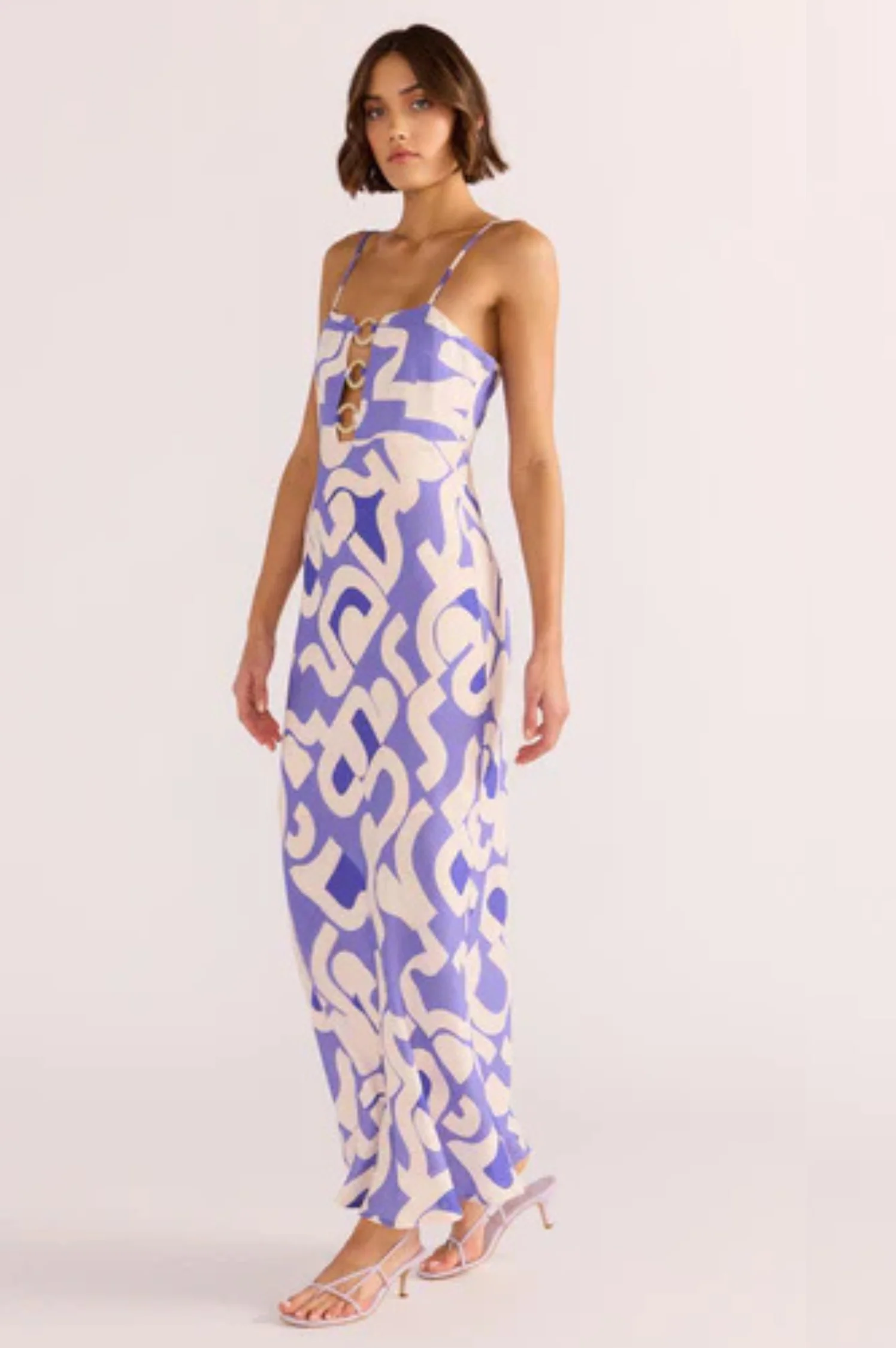Iris O Ring Midi Dress - Intensery