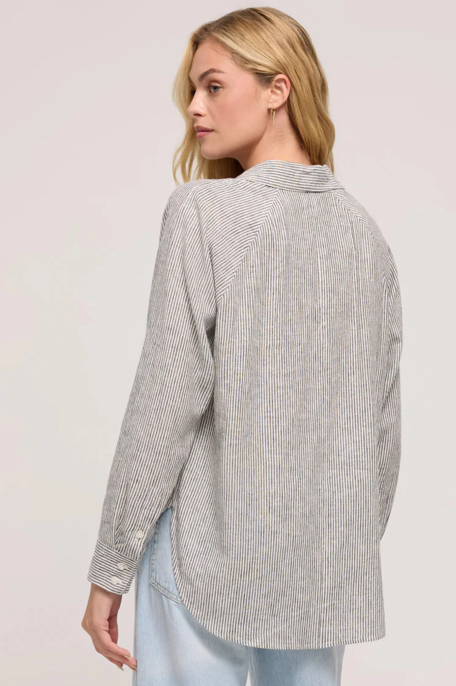 Perfect Linen Stripe Top - Intensery