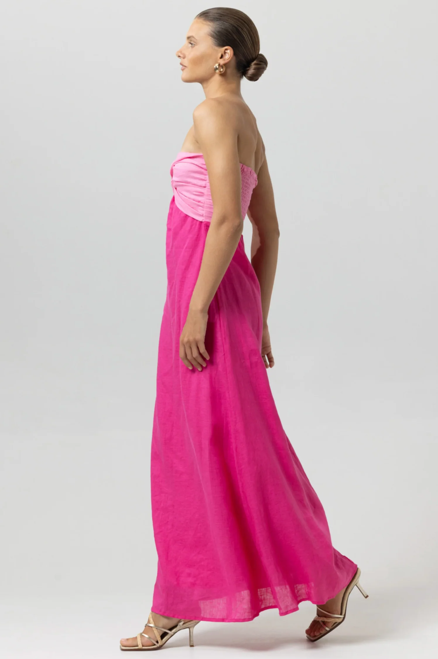 Melody Linen Maxi Dress - Intensery