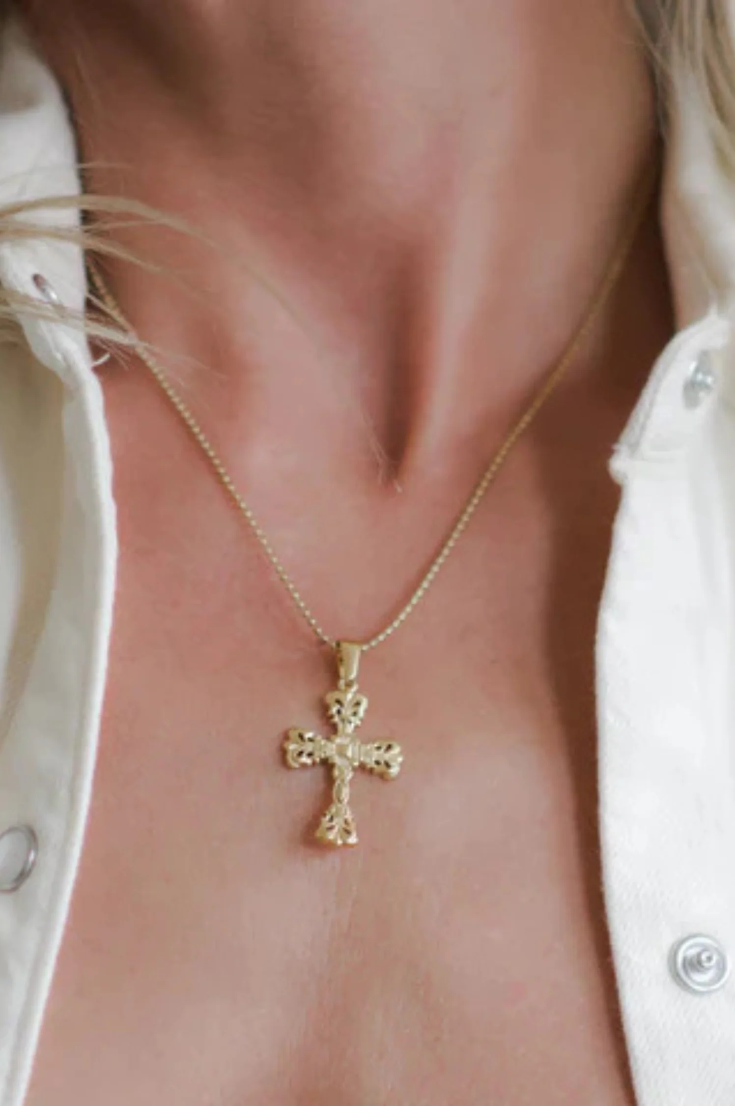 Cross My Heart Necklace - Intensery