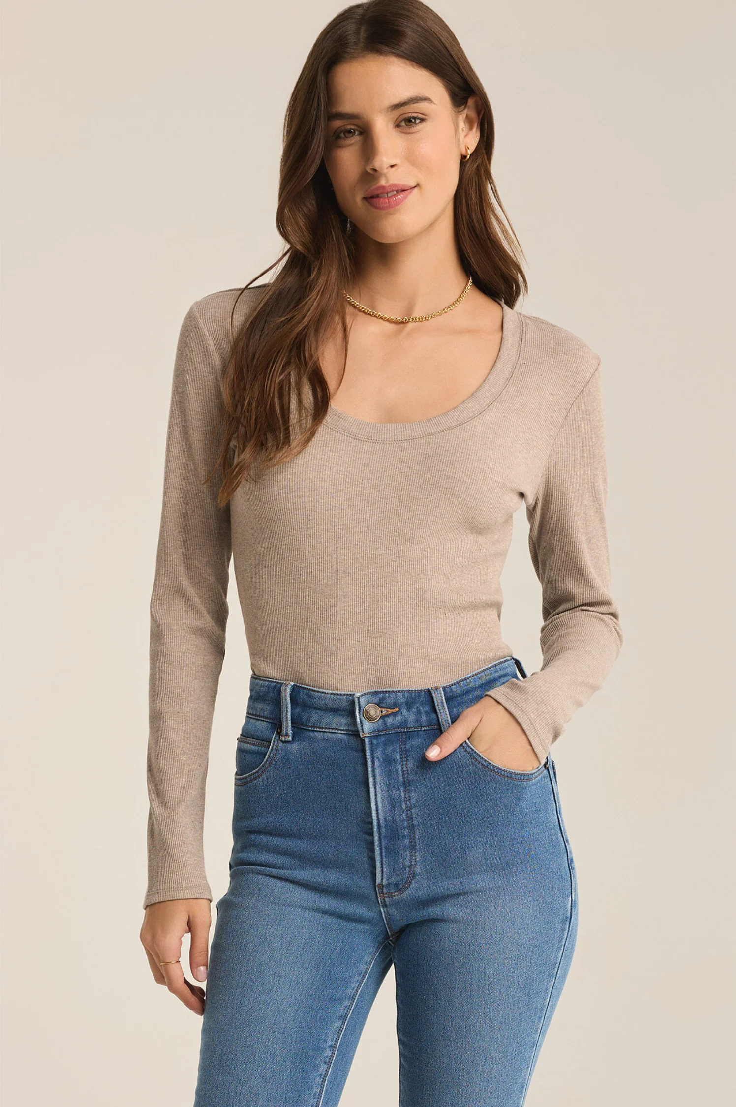 Sirena Rib Long Sleeve Tee - Intensery