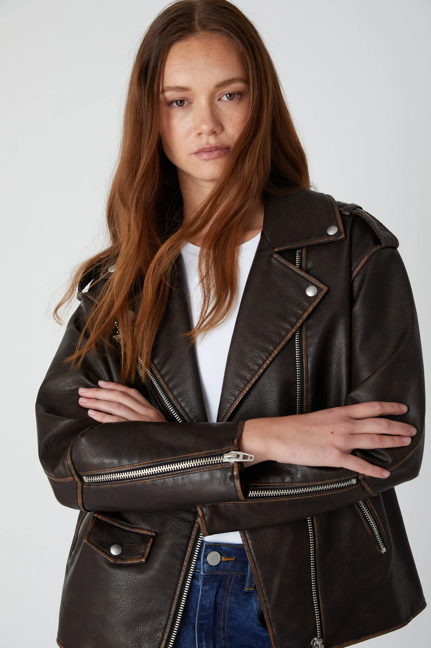Still Mine Leather Jacket - Intensery