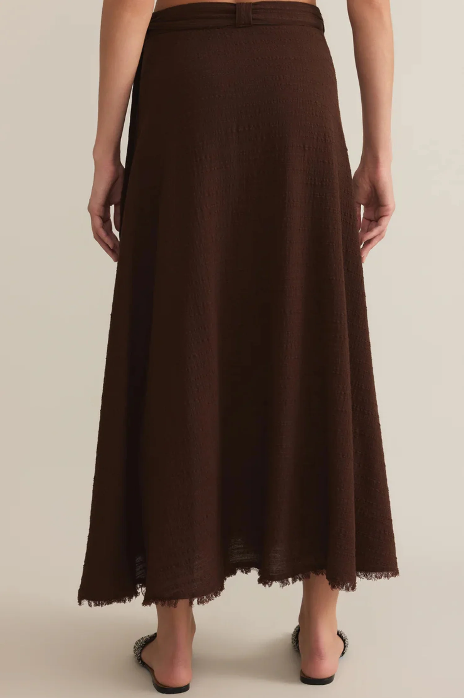 Salerno Wrap Midi Skirt - Intensery