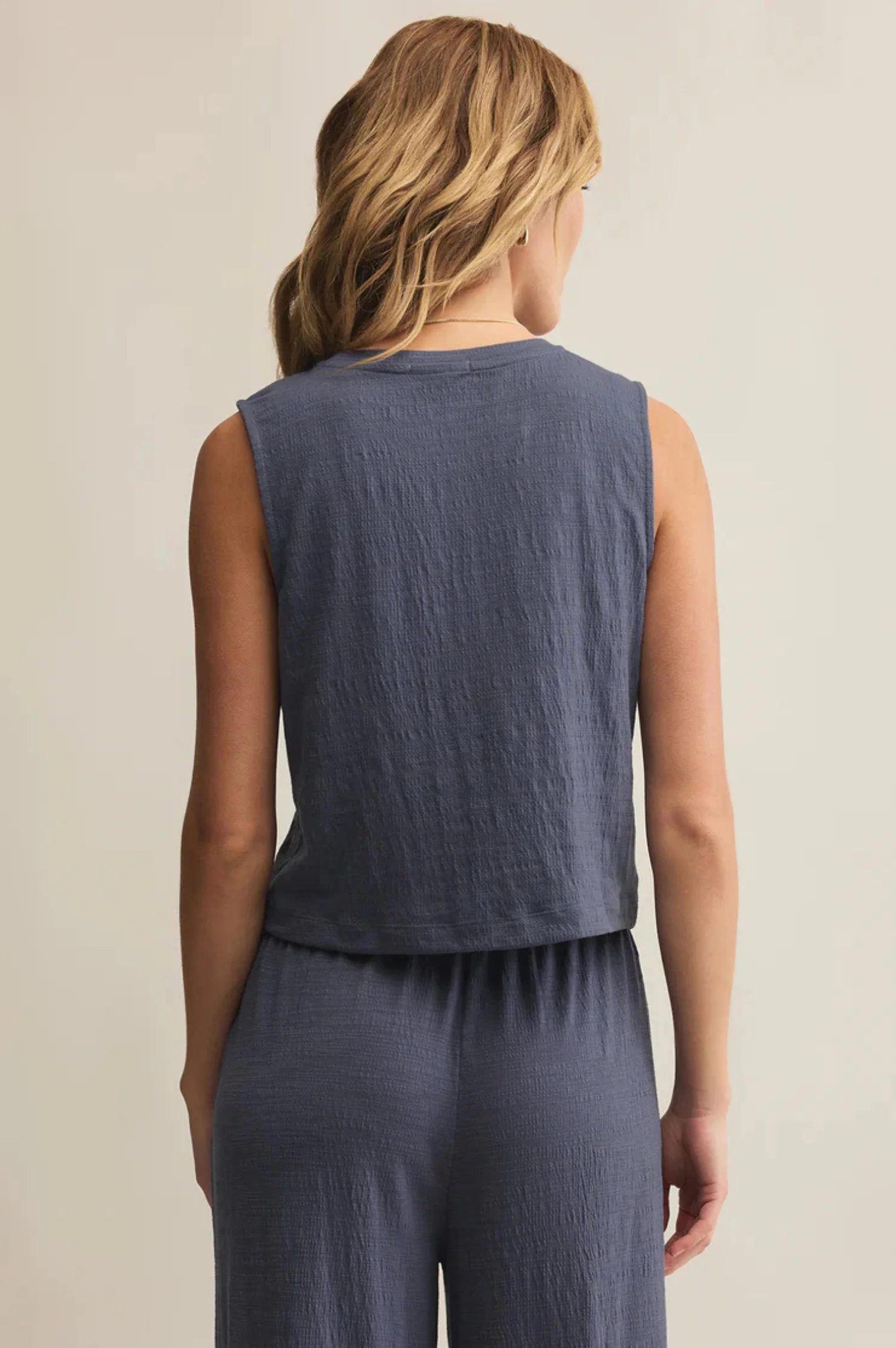 Sloane Textured Slub Top - Intensery