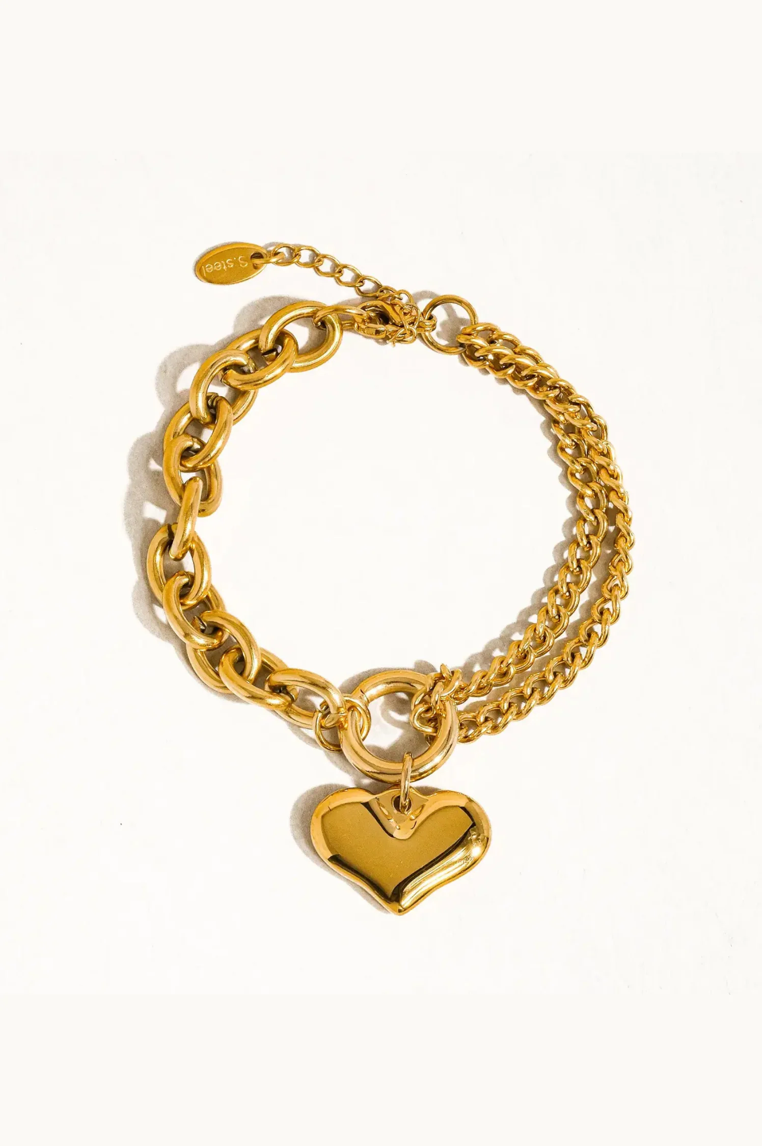 Allure Heart Chain Bracelet - Intensery