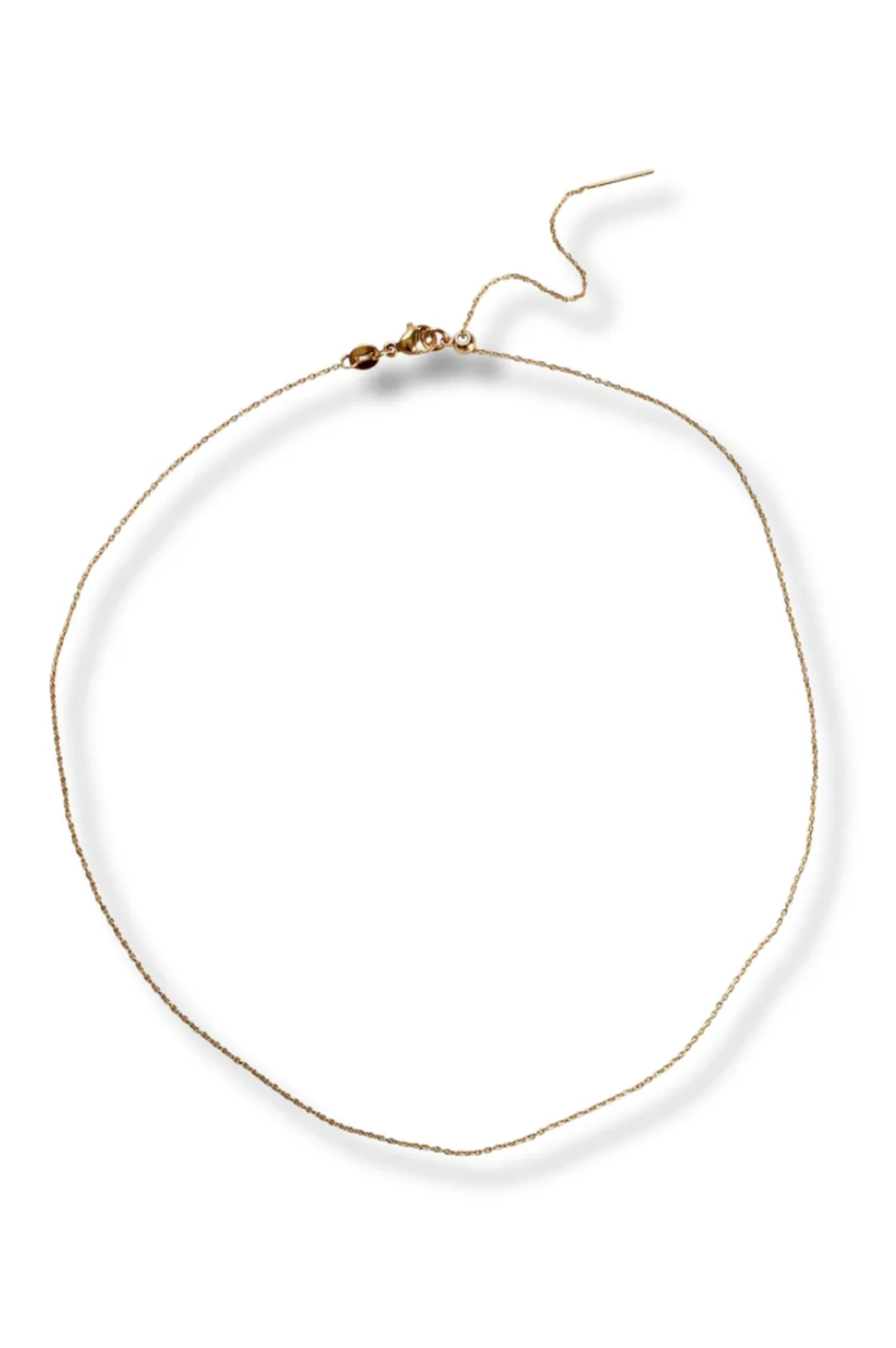 Gold Dainty Chain- Initial Bar - Intensery