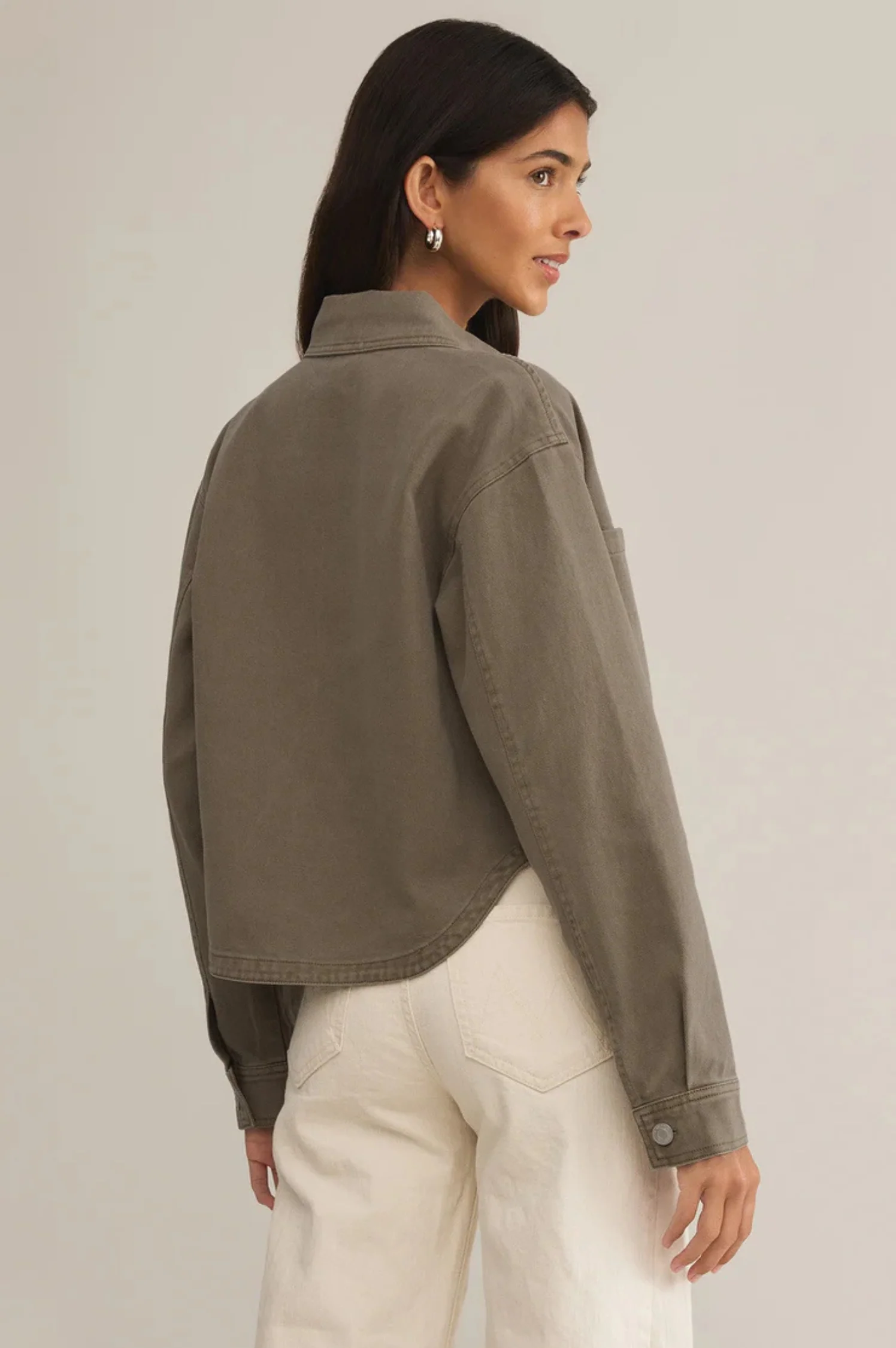 All Day Cropped Denim Jacket - Intensery