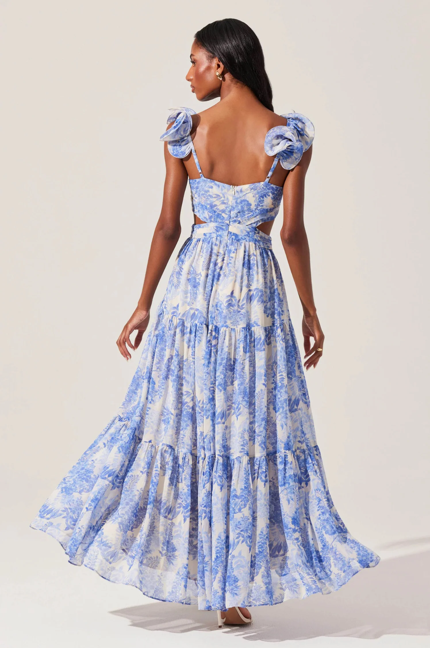 Fritillaria Floral Maxi Dress - Intensery