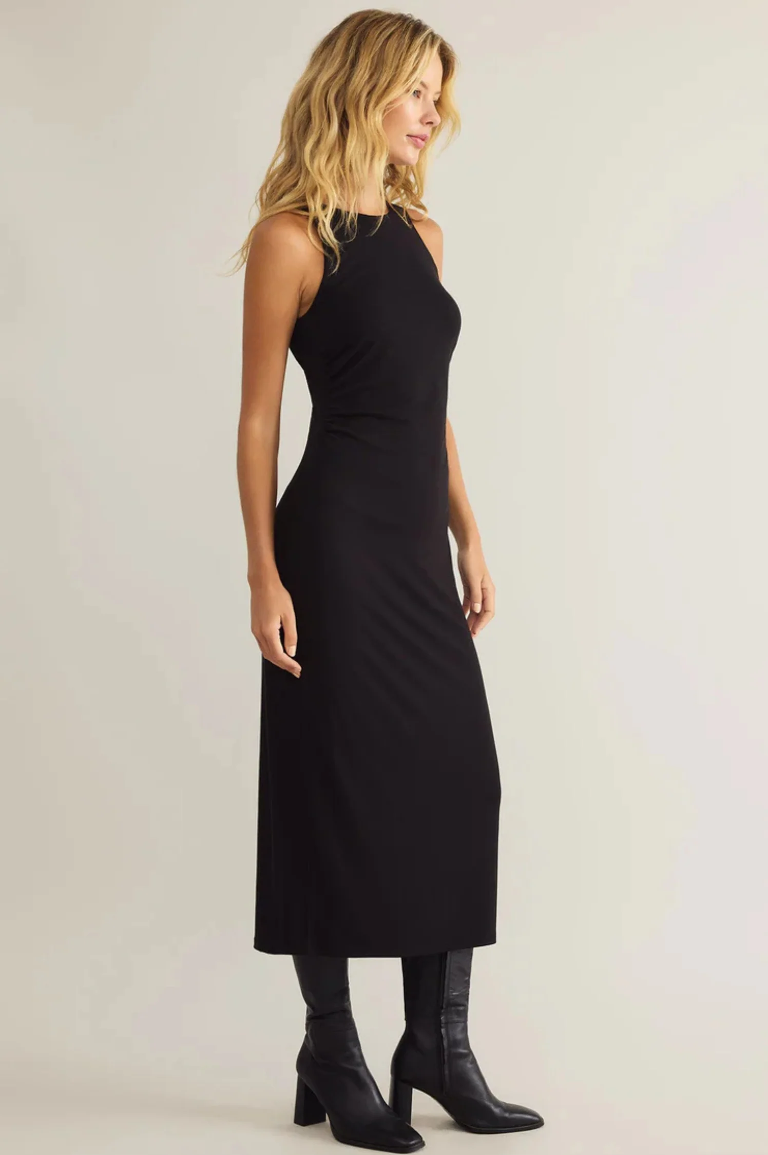 Adison Rib Midi Dress - Intensery
